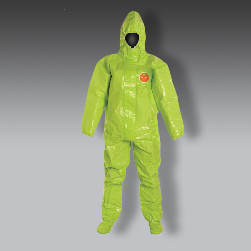 trajes para la seguridad industrial dupont tychem 10000 overol modelo tk128t marca tyvek