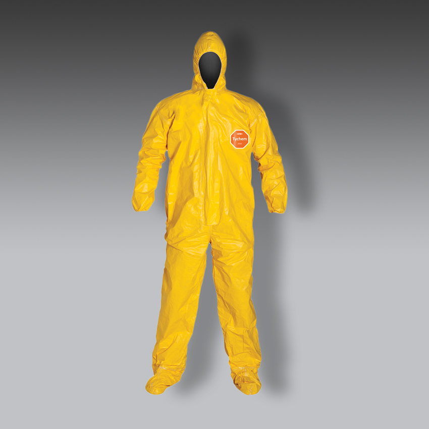 trajes para la seguridad industrial dupont tychem 2000 overol modelo qc122t marca tyvek