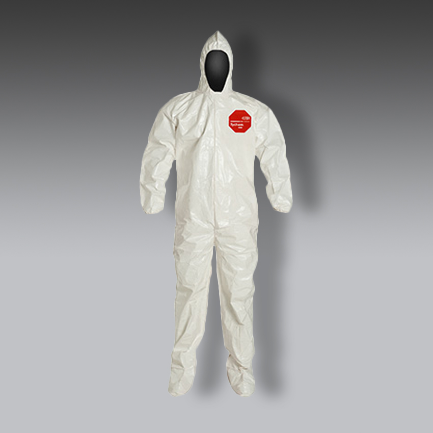trajes para la seguridad industrial dupont tychem 4000 overol modelo sl122b marca tyvek