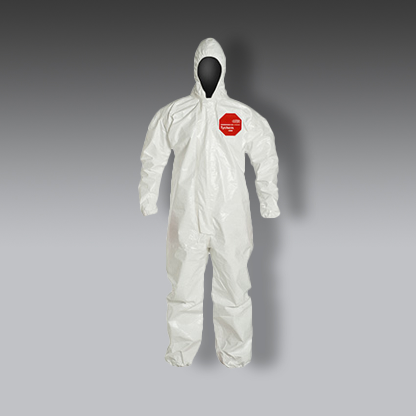 trajes para la seguridad industrial dupont tychem 4000 overol modelo sl127t marca tyvek