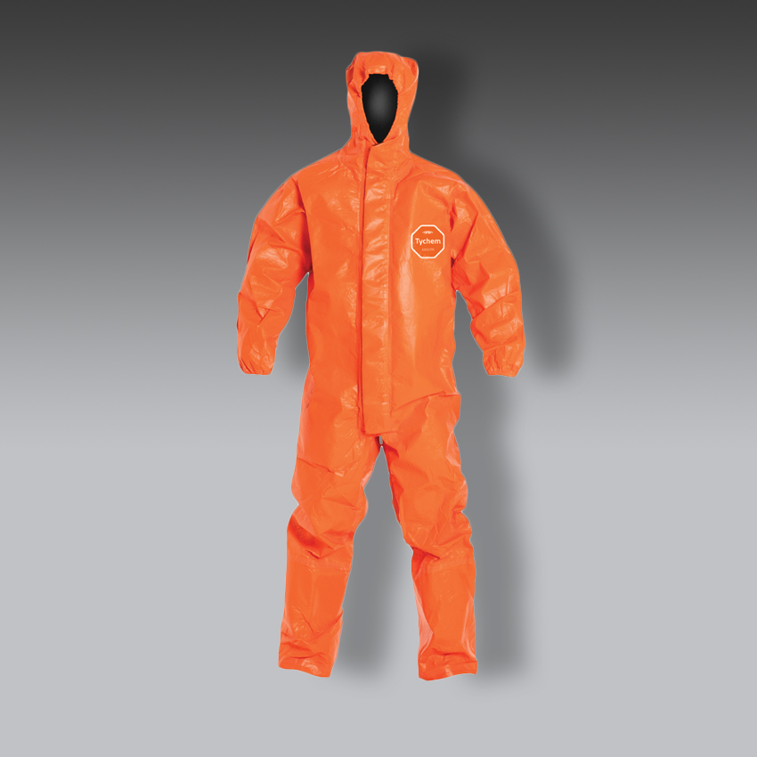 trajes para la seguridad industrial dupont tychem 6000 fr overol modelo tp198t marca tyvek