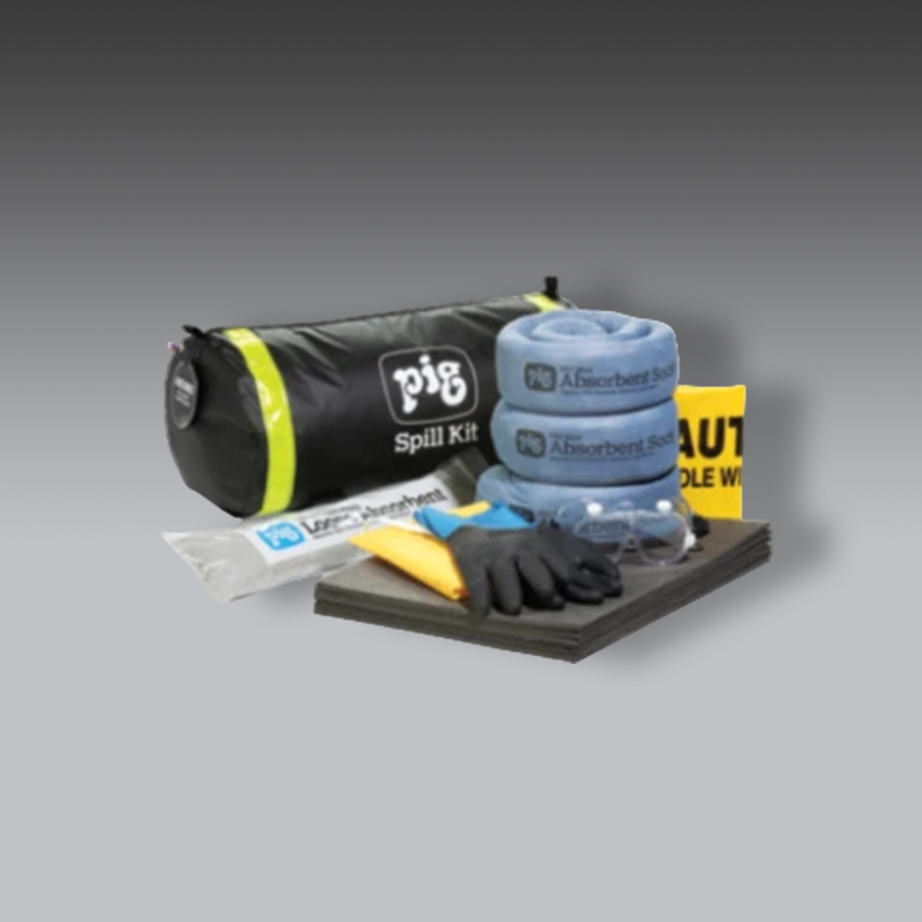 trajes para la seguridad industrial kit antiderrames pig para montacargas modelo kit801 marca pig