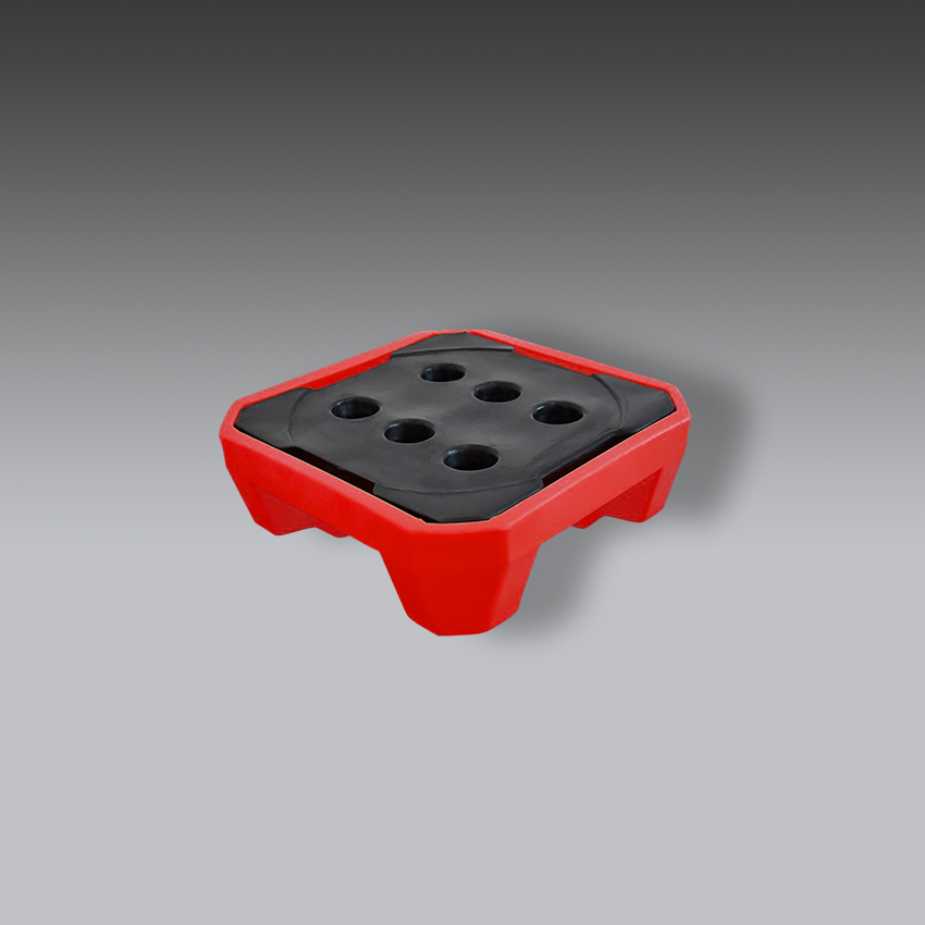 trajes para la seguridad industrial plataforma antiderrames rojo modelo p1 marca whale