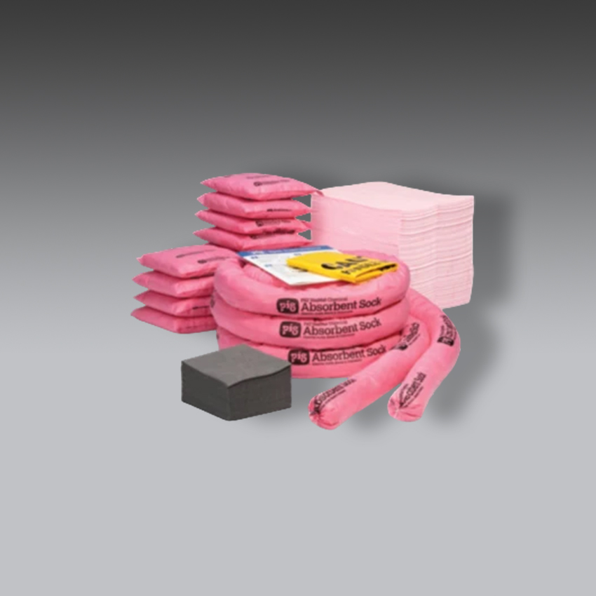 trajes para la seguridad industrial repuesto del kit antiderrames pig hazmat en gabinete grande para montaje en pared modelo rfl328 marca pig