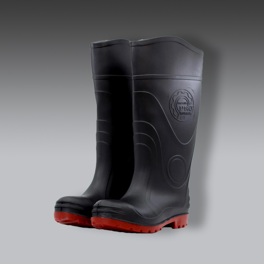 botas para la seguridad industrial lasser premium negra modelo premium marca pro rubber