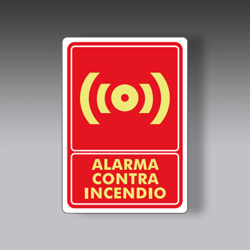 letreros para la seguridad industrial alarma contra incendio modelo modelo 23 marca extinpar