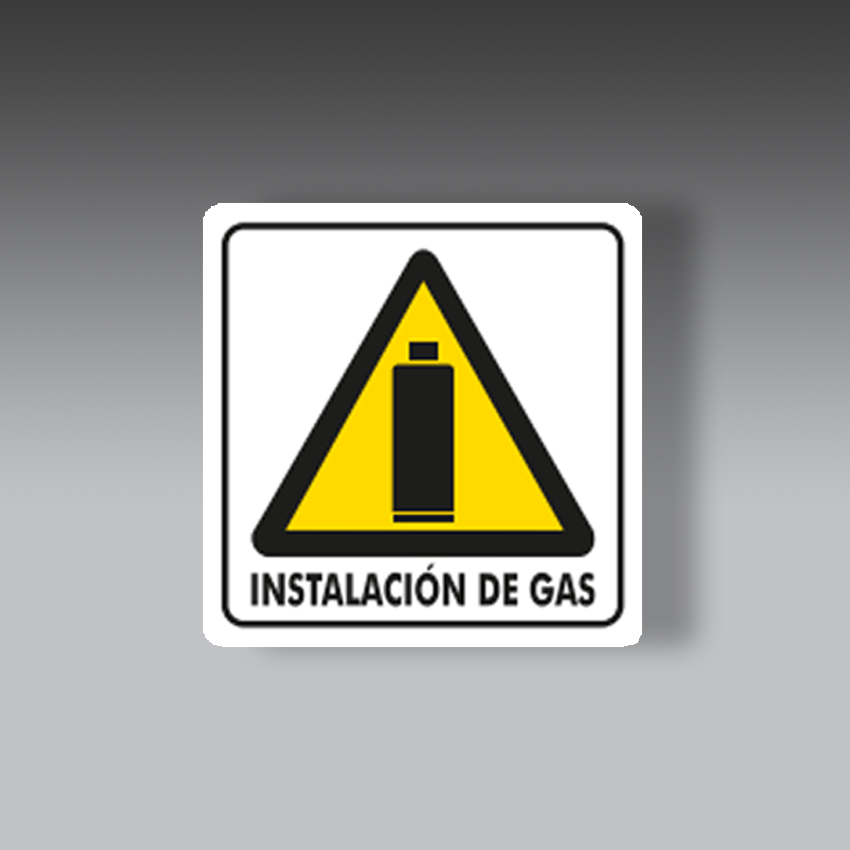 letreros para la seguridad industrial instalacion de gas modelo modelo 436 marca extinpar