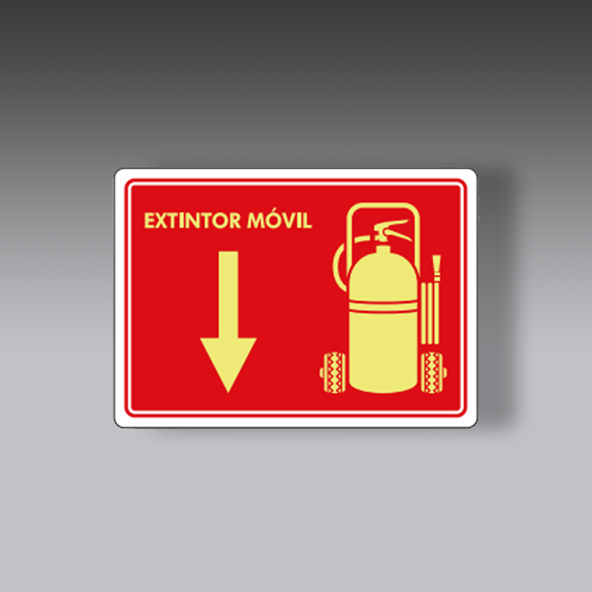 letreros para la seguridad industrial senalamientos de extintor una vista modelo modelo 65 marca extinpar
