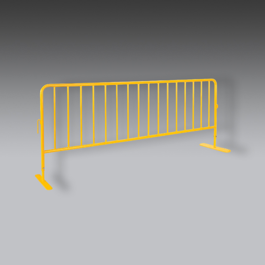 senalamientos viales para la seguridad industrial barrera de seguridad portatil pulvirrevestida patas planas modelo h 8269 marca uline