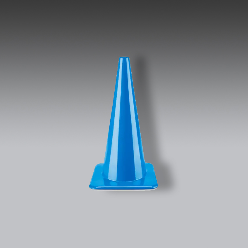 senalamientos viales para la seguridad industrial cono de color azul para trafico modelo s 24656 marca uline