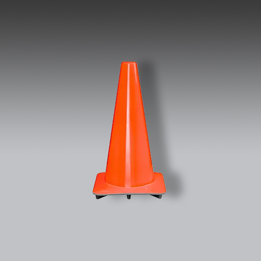 senalamientos viales para la seguridad industrial cono estandar para trafico   18 pulgadas modelo s 7877 marca uline